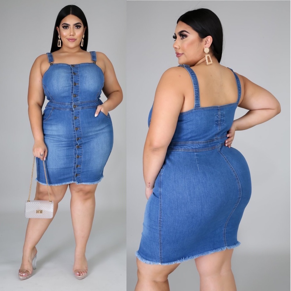 Denim Midi Dress